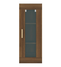 Armoire murale suspendue Chêne marron 34,5x34x90 cm