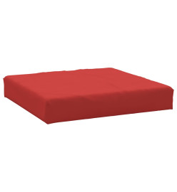 Coussins de palette lot de 2 rouge tissu oxford