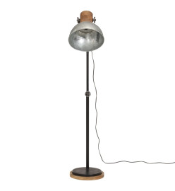 Lampadaire 25 W argent vintage 30x30x100-150 cm E27