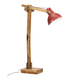 Lampadaire 25 W rouge délavé 33x25x130-150 cm E27