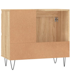 Armoire salle de bain chêne sonoma 65x33x60 cm