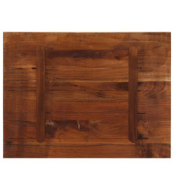 Dessus de table 80x70x2,5 cm rectangulaire bois massif récupéré