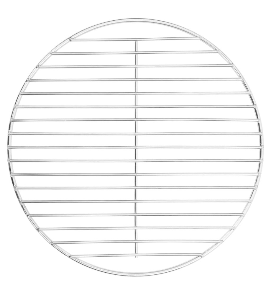 Grille de barbecue ronde Ø34,5 cm acier inoxydable 304