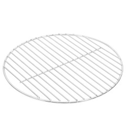 Grille de barbecue ronde Ø34,5 cm acier inoxydable 304