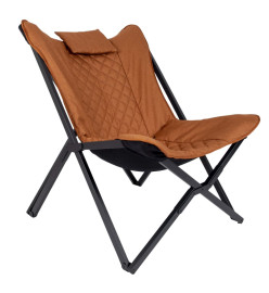 Bo-Camp Chaise de repos Molfat Marron argile