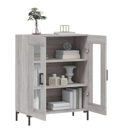 Buffet sonoma gris 69,5x34x90 cm bois d'ingénierie