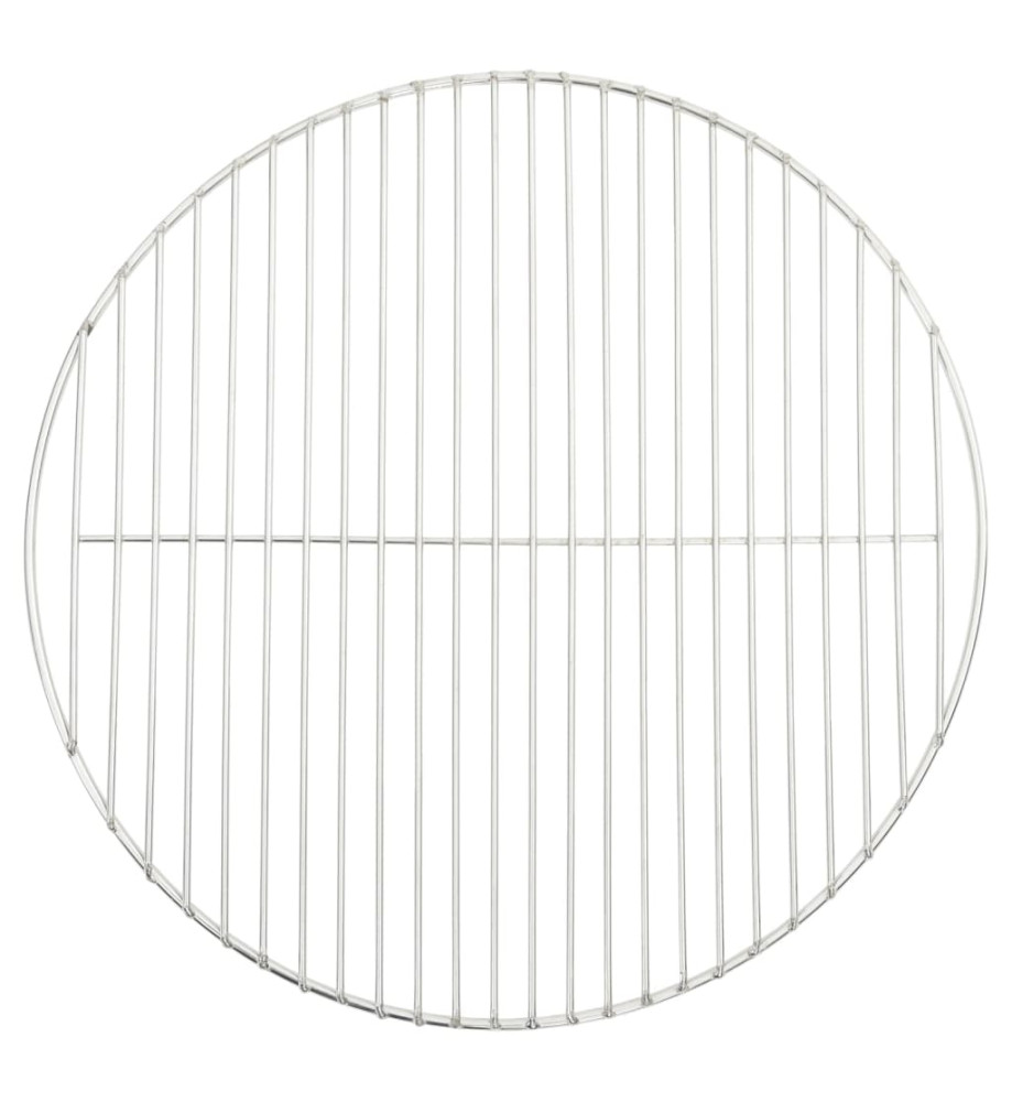 Grille de barbecue ronde Ø47 cm acier inoxydable 304