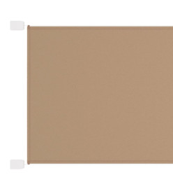 Auvent vertical Taupe 60x420 cm Tissu oxford