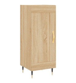 Buffet haut Chêne sonoma 34,5x34x180 cm Bois d'ingénierie