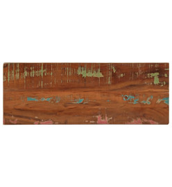 Dessus de table 70x40x2,5 cm rectangulaire bois massif récupéré