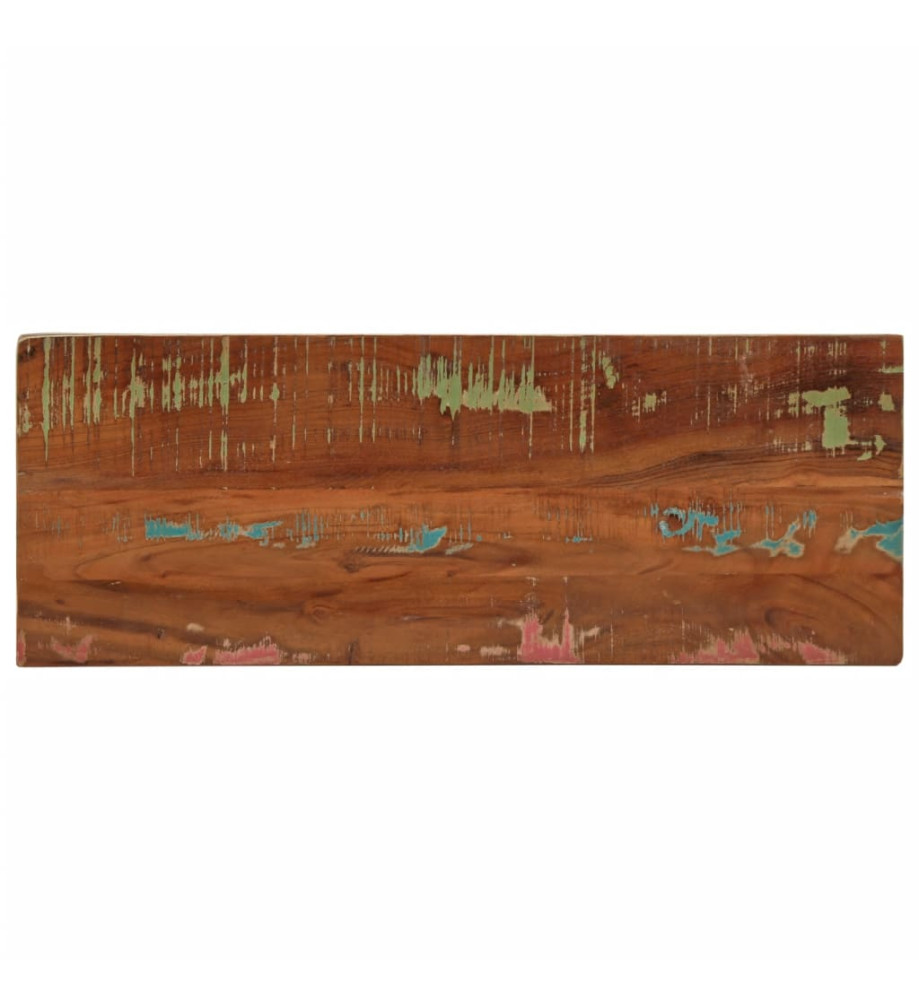 Dessus de table 90x40x2,5 cm rectangulaire bois massif récupéré