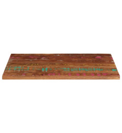 Dessus de table 100x60x2,5cm rectangulaire bois massif récupéré