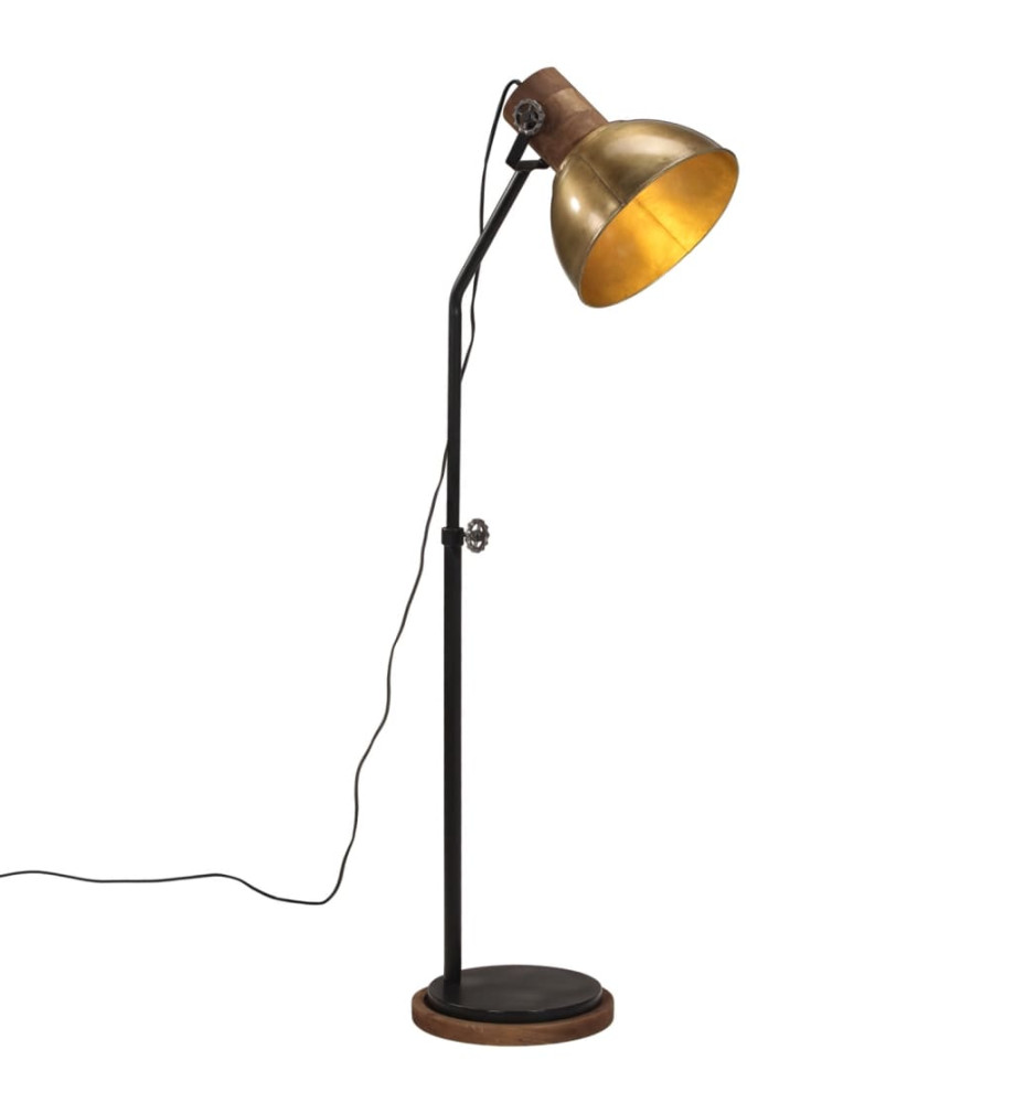 Lampadaire 25 W laiton antique 30x30x100-150 cm E27