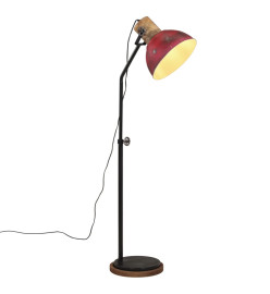 Lampadaire 25 W rouge délavé 30x30x100-150 cm E27