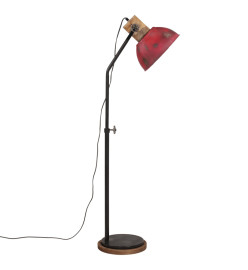 Lampadaire 25 W rouge délavé 30x30x100-150 cm E27