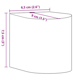 Applique murale d'extérieur aluminium moulé sous pression