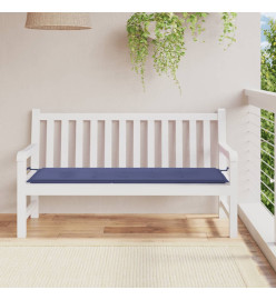 Coussin de banc de jardin bleu marine 150x50x3 cm tissu oxford