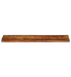 Dessus de table 100x40x2,5cm rectangulaire bois massif récupéré