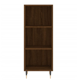 Buffet chêne marron 34,5x32,5x90 cm bois d'ingénierie