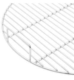 Grille de barbecue ronde Ø54 cm acier inoxydable 304