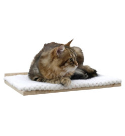 Kerbl Mur d'escalade pour chats Alps 52x14x33 cm Naturel et blanc