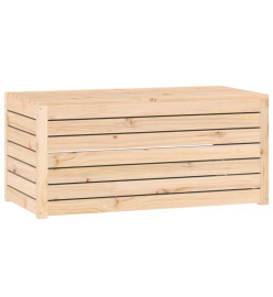 Ensemble de boîtes de jardin 4 pcs bois de pin massif