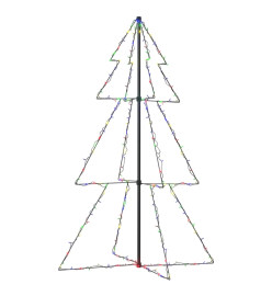 Arbre de Noël cône 200 LED d'intérieur/d'extérieur 98x150 cm