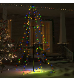 Arbre de Noël cône 200 LED d'intérieur/d'extérieur 98x150 cm