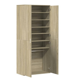 Armoire à chaussures Chêne sonoma 80x39x178cm Bois d'ingénierie