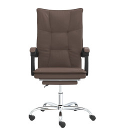 Fauteuil inclinable de bureau Marron Similicuir