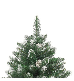 Sapin de Noël artificiel avec support 210 cm PVC