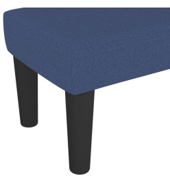 Banc Bleu 100x30x30 cm Tissu