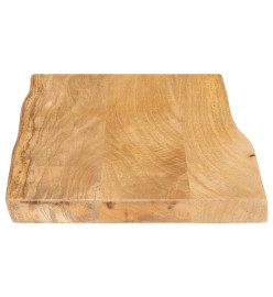 Dessus de table 70x40x3,8 cm bord vivant bois massif manguier