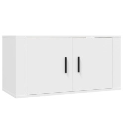 Ensemble de meubles TV 3 pcs Blanc Bois d'ingénierie