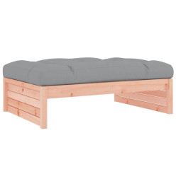 Salon de jardin 4 pcs avec coussins bois massif douglas