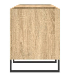 Armoire à disques chêne sonoma 121x38x48 cm bois d'ingénierie