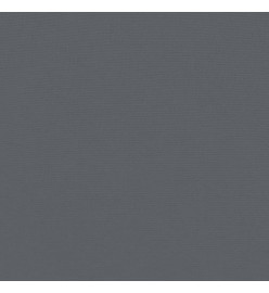 Canapé d'angle de jardin anthracite acier et textilène