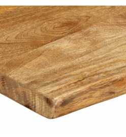 Dessus de table 60x40x3,8 cm bord vivant bois massif manguier