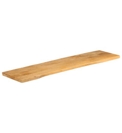 Dessus de table 180x40x3,8 cm bord vivant bois massif manguier