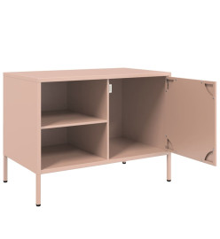 Meubles TV 2 pcs rose 68x39x50,5 cm acier