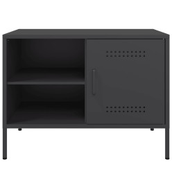 Meubles TV 2 pcs noir 68x39x50,5 cm acier