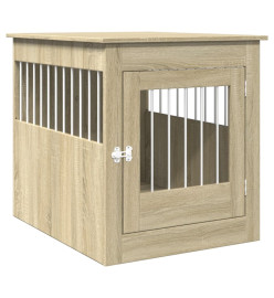 Meuble de cage pour chiens chêne sonoma 64,5x80x71 cm