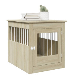 Meuble de cage pour chiens chêne sonoma 64,5x80x71 cm