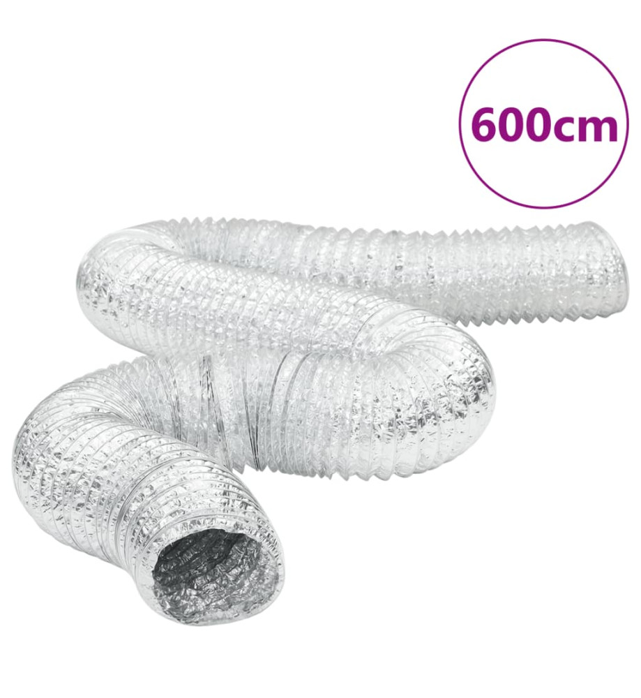 Conduit de ventilation aluminium 6 m Ø12,5 cm