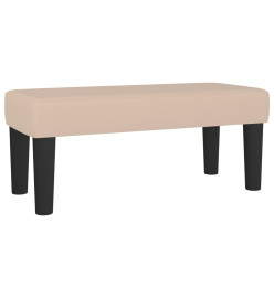 Sommier à lattes de lit avec matelas Cappuccino 100x200 cm