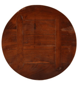 Dessus de table Ø 60x3,8 cm rond bois massif de récupération