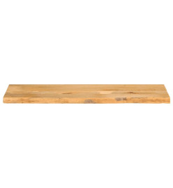 Dessus de table à bord vivant 100x40x3,8cm bois massif manguier