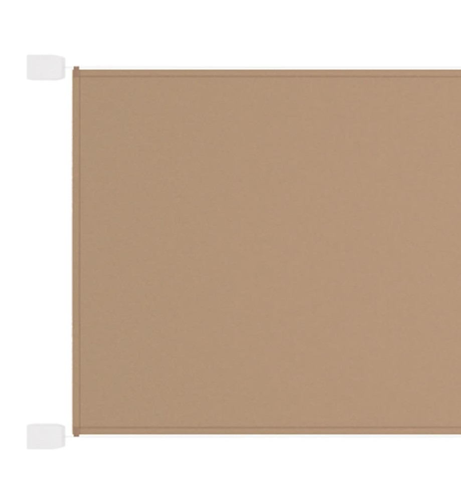 Auvent vertical Taupe 250x270 cm Tissu oxford