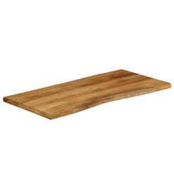 Dessus de table 120x60x2,5 cm bord vivant bois massif manguier