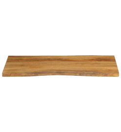 Dessus de table 120x60x2,5 cm bord vivant bois massif manguier